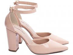 Sapato Scarpin Chanel Torricella Verniz Rose