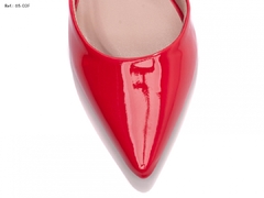 Sapato Scarpin Chanel Torricella Verniz Vermelho