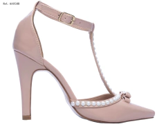 Sapato Scarpin Salto Fino Moda Festa Torricella Verniz Rose - netpizante