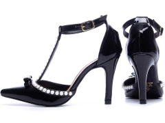 Sapato Scarpin Salto Fino Moda Festa Torricella Verniz Preto na internet