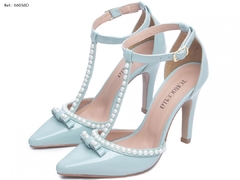 Sapato Scarpin Torricella Verniz Azul - netpizante