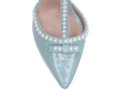 Sapato Scarpin Torricella Verniz Azul