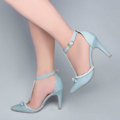 Sapato Scarpin Torricella Verniz Azul - loja online