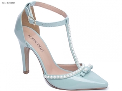 Sapato Scarpin Torricella Verniz Azul