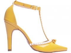 Imagem do Sapato Scarpin Torricella Verniz Amarelo