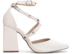 Sapato Scarpin Via Torricella Salto Grosso Modelo Sandália - loja online