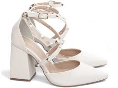 Sapato Scarpin Via Torricella Salto Grosso Modelo Sandália - netpizante