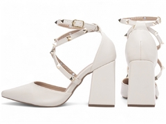 Sapato Scarpin Via Torricella Salto Grosso Modelo Sandália - comprar online