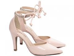 Sapato Scarpin Elegante Torricella Salto Fino Verniz Rosa