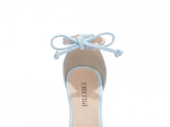 Sapato Scarpin Elegante Torricella Salto Fino Verniz Azul