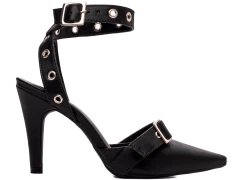 Sapato Scarpin Elegante Torricella Salto Fino Preto Lançamento - comprar online