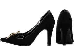 Sapato Feminino Scarpin Torricella Verniz Preto Lançamento - netpizante