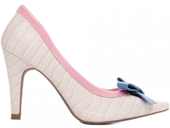 Sapato Feminino Scarpin Torricella Croco Lançamento na internet