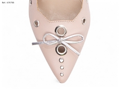 Imagem do Sapato Scarpin Mule Torricella Rosa Salto Fino