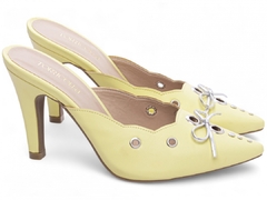Sapato Scarpin Mule Torricella Amarelo - netpizante