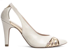 Imagem do Novo Sapato Scarpin Metalizado Ouro Light Torricella