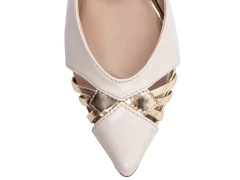 Novo Sapato Scarpin Metalizado Ouro Light Torricella