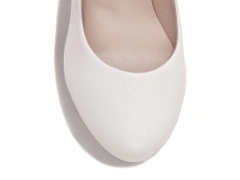 Imagem do Sapato Scarpin Boneca Bico Redondo Salto Médio Grosso