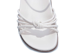 Sandália Feminina Papete Birken Branco Lançamento na internet