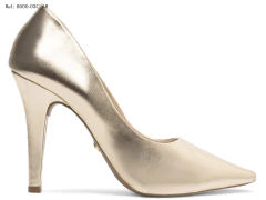 Imagem do Sapato Scarpin Salto Fino Alto Numeração Especial - Dourado 40 ao 44