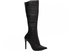 Bota Bico Fino Salto 12 Cano Longo Torricella Moda Inverno