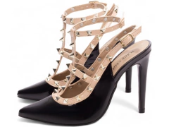 Sandália Feminina Scarpin Salto 12 Fino -Nova Coleção -Frete Grátis - loja online