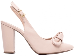 Sapato Scarpin Chanel Salto Bloco Rose - loja online