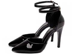 Sapato Scarpin Saia e Blusa Torricella Verniz Preto - netpizante