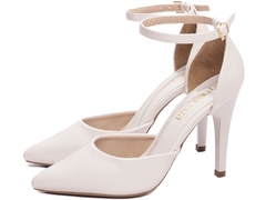 Sapato Scarpin Saia e Blusa Torricella Branco - netpizante