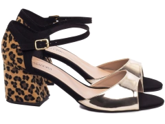 Sandália Feminina Salto Bloco Grosso Baixo Arrasadora Tamanho Grande na internet