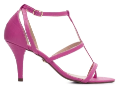 Sandália Feminina Salto Fino Alto Arrasadora Tamanho Grande 40 ao 43 Pink na internet