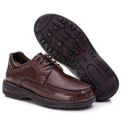 Sapato Masculino Linha Conforto Especial Ant-Stress Couro Legítimo de Carneiro