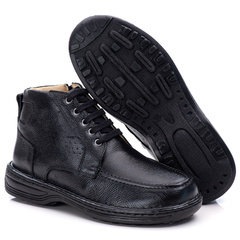 Bota Masculina Linha Conforto Couro Legitimo - comprar online