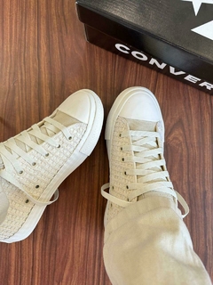 Tênis Moda All Star Chuck Off White Renda - comprar online