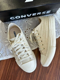 Tênis Moda All Star Chuck Off White Renda - loja online