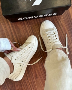 Imagem do Tênis Moda All Star Chuck Off White Renda