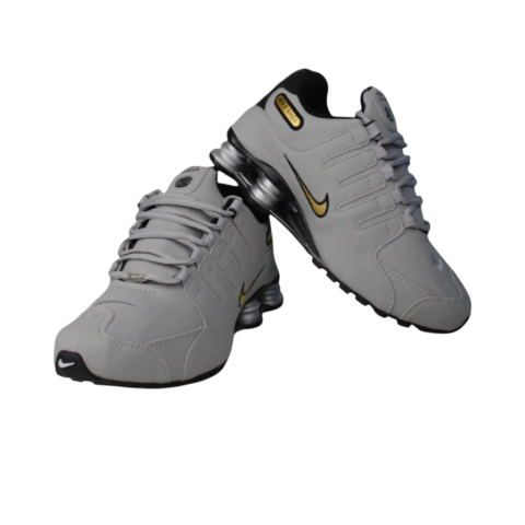 Tênis Masculino Shox NZ 4 Molas 38 ao 43 -Cinza /Ouro - comprar online