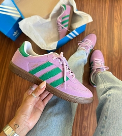 Tênis Samba Patricinha Roxo verde 34 ao 39