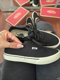 Tênis Moda Vans Authentic Linha Premium Preto 34 ao 39 Unissex