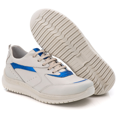 Tênis Feminino Via R Couro Legitimo Super Conforto Uso Casual na internet