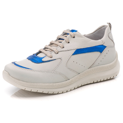 Tênis Feminino Via R Couro Legitimo Super Conforto Uso Casual - netpizante