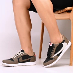 Tênis Masculino Modelo Dunk Trev Scot+2 Cadarço +Frete Grátis - netpizante