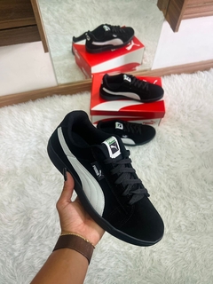 Imagem do Tênis Masculino Modelo Puma Suede Couro Solado Costurado -Frete Grátis