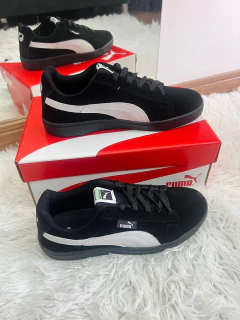 Tênis Masculino Modelo Puma Suede Couro Solado Costurado -Frete Grátis - netpizante