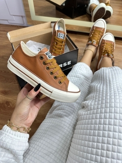 Tênis Feminino Modelo All Star Plataforma Pu Prime-Frete Grátis - netpizante