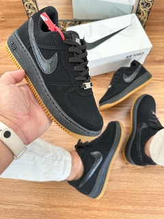 Tênis Masculino Air force Nubuck black 38 ao 43 - netpizante