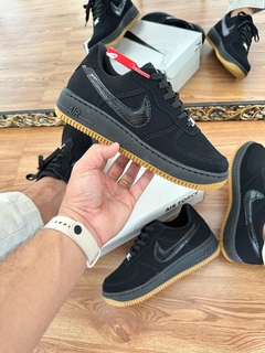 Tênis Masculino Air force Nubuck black 38 ao 43