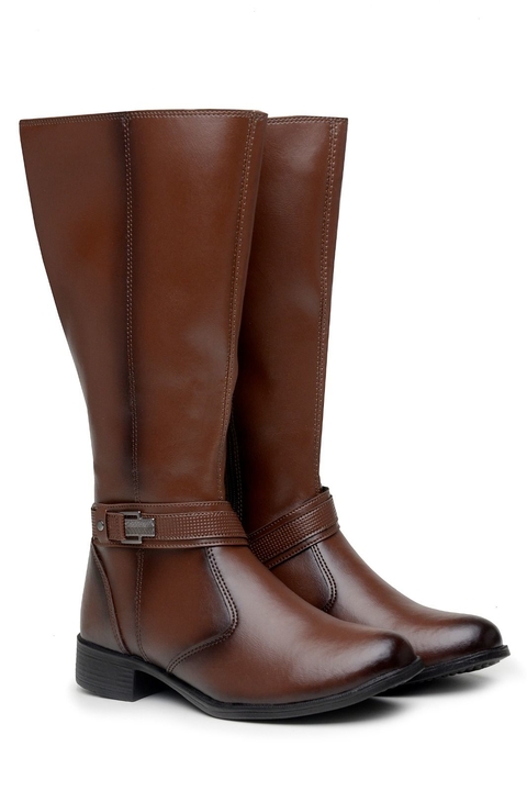 Bota Montaria Dona Beja Cano Alto Moda Inverno