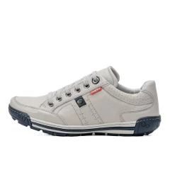Sapatênis Masculino Ranster Comfort Couro Legitimo Solado Costurado Casual Style - netpizante