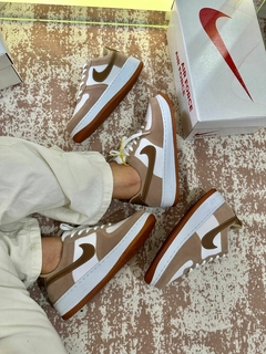 Tênis Unissex Air Force Camurça Caramelo 34 ao 39-Frete Grátis Por Região - comprar online